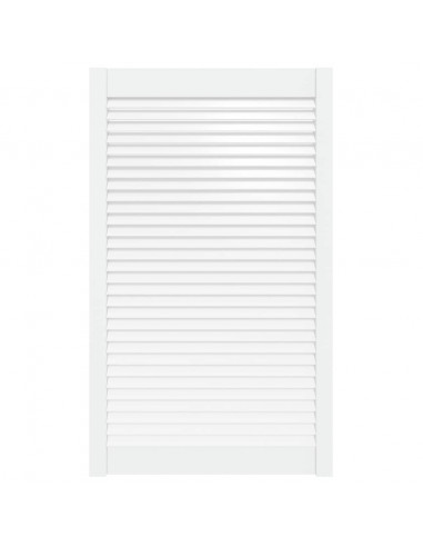 Anta a Lamelle Bianca 99,3x59,4 cm in Legno di Pino