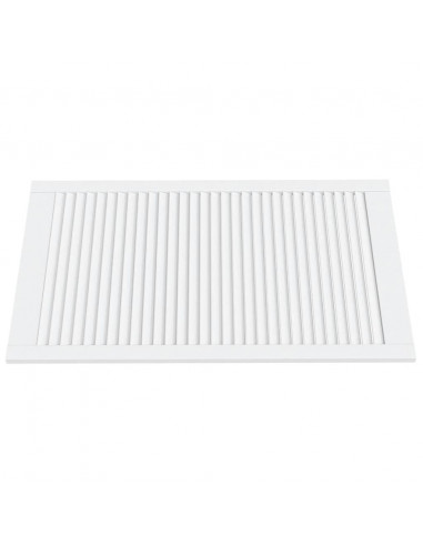 Anta a Lamelle Bianca 99,3x59,4 cm in Legno di Pino