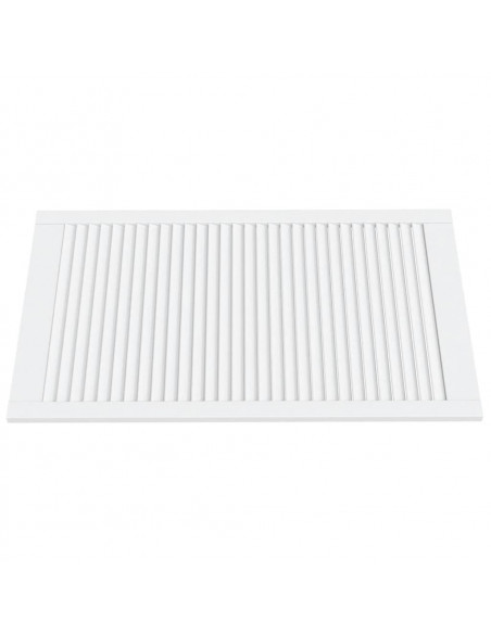 Anta a Lamelle Bianca 99,3x59,4 cm in Legno di Pino