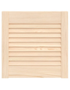 Anta con Design a Lamelle 39,5x39,4 cm in Legno di Pino 2