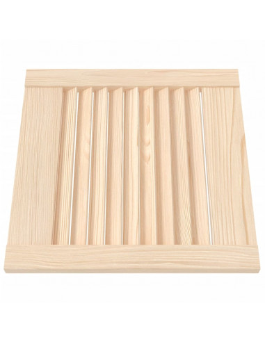 Anta con Design a Lamelle 39,5x39,4 cm in Legno di Pino