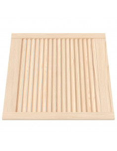 Ante con Design a Lamelle 4 pz 61,5x59,4 cm in Legno di Pino 2