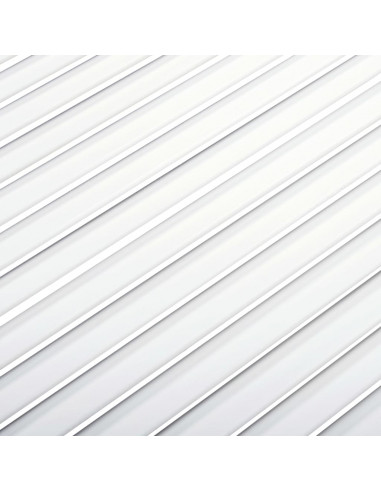 Ante a Lamelle Bianche 2 pz Bianche 99,3x59,4 cm Legno di Pino