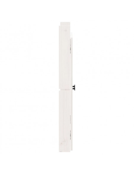 Ante da Cucina da Esterno Bianche 50x9x82 cm Legno Massello di Pino
