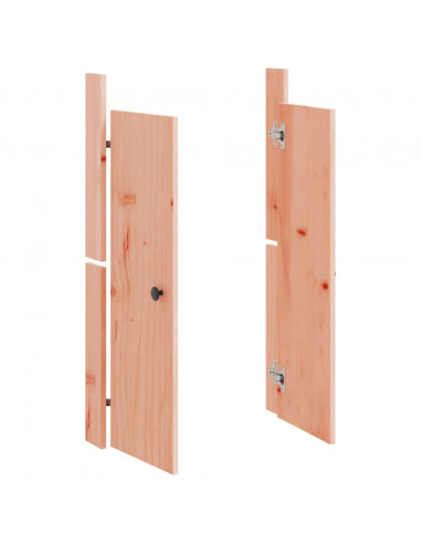 Ante da Cucina da Esterno 2pz 50x9x82 cm Legno Massello di Douglas