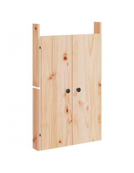 Ante da Cucina da Esterno 2pz 50x9x82 cm Legno Massello di Pino