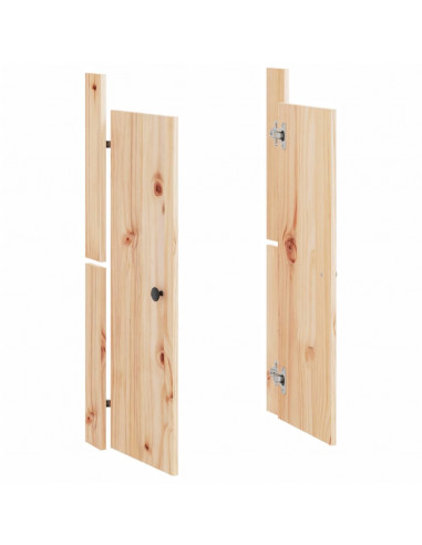 Ante da Cucina da Esterno 2pz 50x9x82 cm Legno Massello di Pino