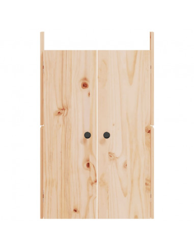 Ante da Cucina da Esterno 2pz 50x9x82 cm Legno Massello di Pino
