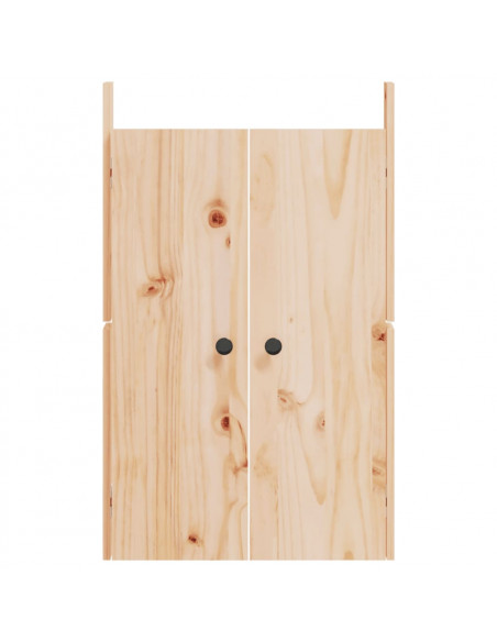 Ante da Cucina da Esterno 2pz 50x9x82 cm Legno Massello di Pino