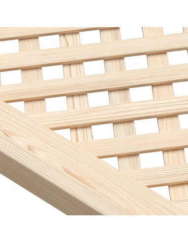 Ante con Design a Reticolo 2 pz 39,5x39,5 cm in Legno di Pino