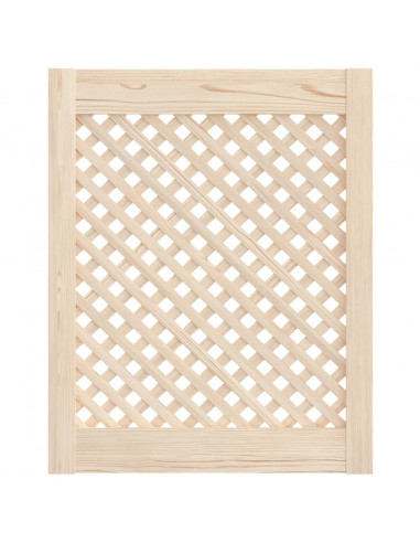 Ante con Design a Reticolo 2 pz 49,5x61,5 cm in Legno di Pino
