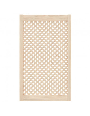 Ante con Design a Reticolo 2 pz 59,5x99 cm in Legno di Pino