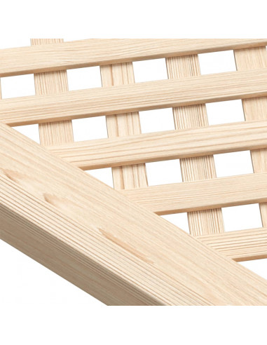 Ante con Design a Reticolo 2 pz 59,5x99 cm in Legno di Pino