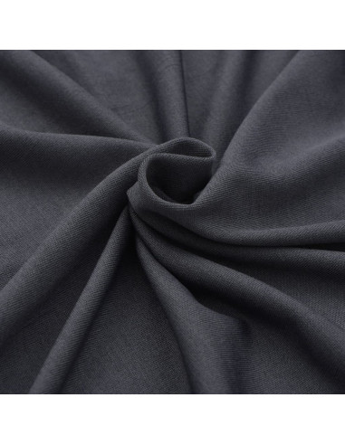 Fodere Elasticizzate per Tavolo 2 pz 243x76x74 cm Antracite
