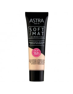 Fondotinta Astra Soft Mat Foundation 01 Cloud
