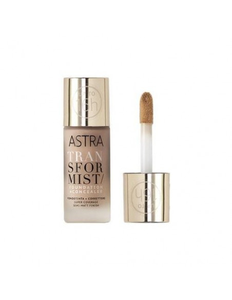 Fondotinta Astra Transformist + concealer 01N Alabaster