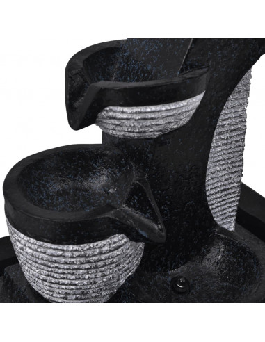 Fontana da Interno con Luci a LED in Poliresina