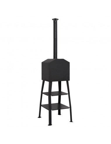 Forno per Pizza da Esterno a Carbone con 2 Pietre Refrattarie