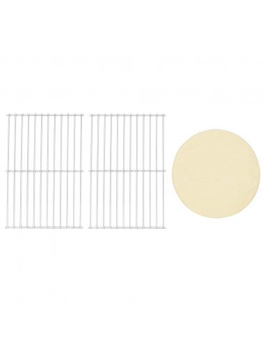 Forno per Pizza e Barbecue 3-in-1 Nero