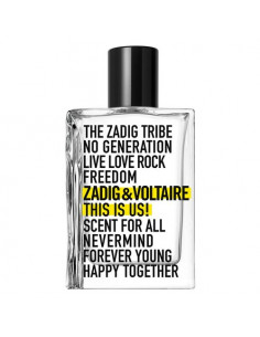 Fragranza unisex Zadig & Voltaire This Is Us! Eau De Toilette 50 Ml