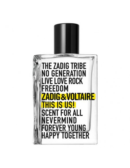 Fragranza unisex Zadig & Voltaire This Is Us! Eau De Toilette 50 Ml