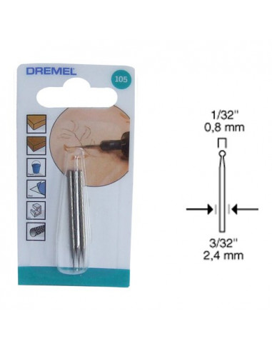 Fresa miniutensile Dremel 26150105JA 105