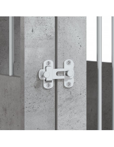 Gabbia Cani Arredamento Grigio Cemento 55x80x68cm Multistrato