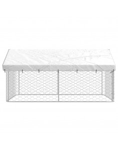 Gabbia per Cani da Esterno con Tetto 300x300x150 cm