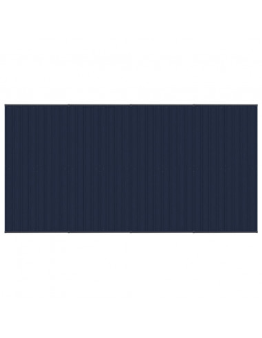 Gabbia per Cani da Esterno con Tetto in Acciaio 7,37 m²