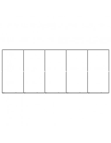 Gabbia per Cani da Esterno in Acciaio 9,22 m²