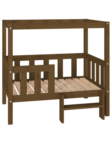 Cuccia per Cani Miele 95,5x73,5x90 cm in Legno Massello di Pino