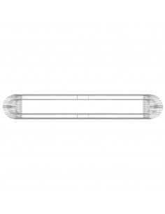 Gabbione con Letto Rialzato in Acciaio Zincato 330x50x100 cm 2