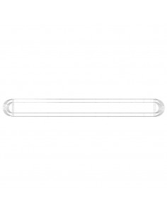 Gabbione con Letto Rialzato in Acciaio Zincato 470x50x50 cm