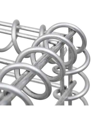 Gabbione in Rete in Acciaio Zincato 100x50x100 cm