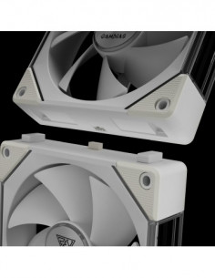 GAMDIAS VENTOLA CASE KIT AEOLUS P2-1201 BIANCO ARGB PWM FAN 120mm