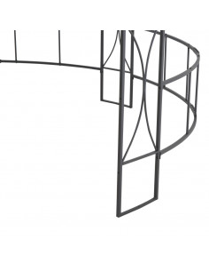 Gazebo 300x290 cm Antracite Rotondo 2