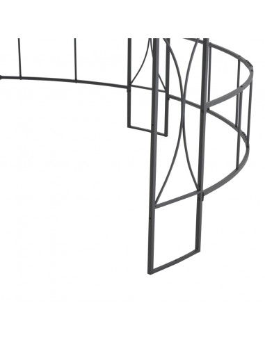 Gazebo 300x290 cm Antracite Rotondo