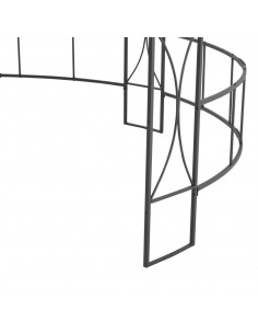 Gazebo 300x290 cm Bianco Rotondo 2