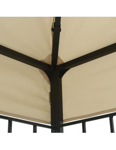 Gazebo 3x4 m Crema 2