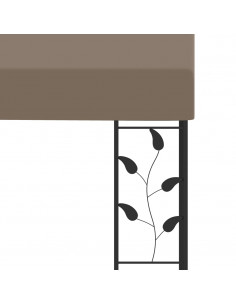 Gazebo a Parete 4x3x2,5 m Talpa