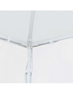 Gazebo da Giardino 3x12 m Bianco