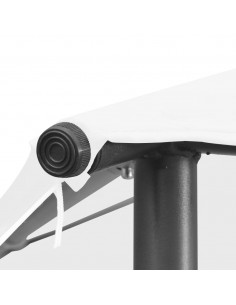 Gazebo da Giardino 3x3x2,9 m Bianco 180 g/m² 2