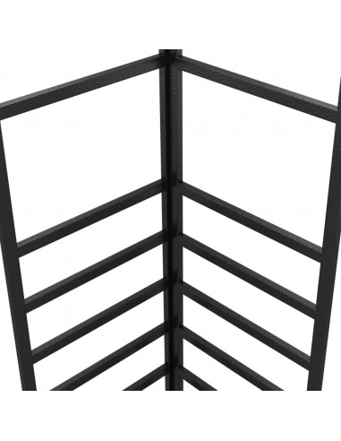 Gazebo da Giardino con Luci LED a Stringa 3x3 m Antracite