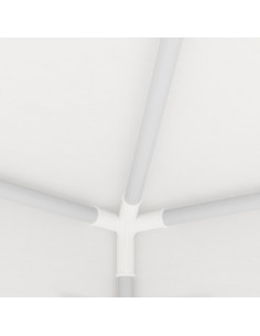 Gazebo Professionale con Pareti 4x4 m Bianco 90 g/m²