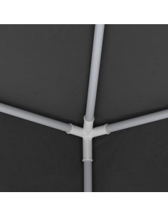 Gazebo Professionale con Pareti 4x9 m Antracite 90 g/m²