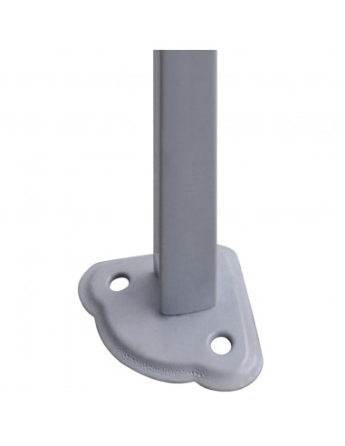 Gazebo Professionale Pieghevole 2x2m in Acciaio Antracite