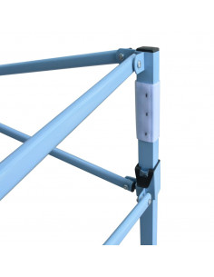 Gazebo Professionale Pieghevole 3x4m in Acciaio Antracite