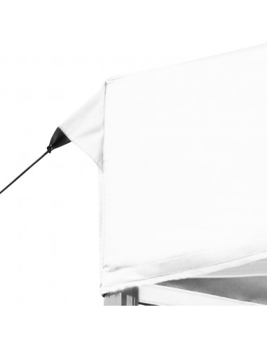 Gazebo Professionale Pieghevole Alluminio 6x3 m Bianco