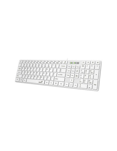 GENIUS TASTIERA MULTIMEDIALE SLIMSTAR 126 SLIM WHITE IT