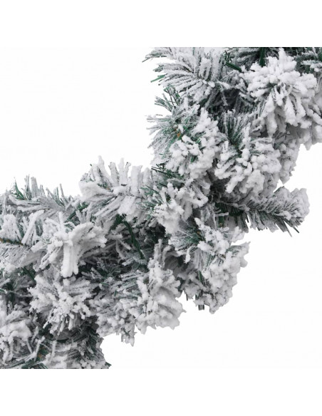 Ghirlanda Natalizia con Luci a LED 20 m in PVC Verde